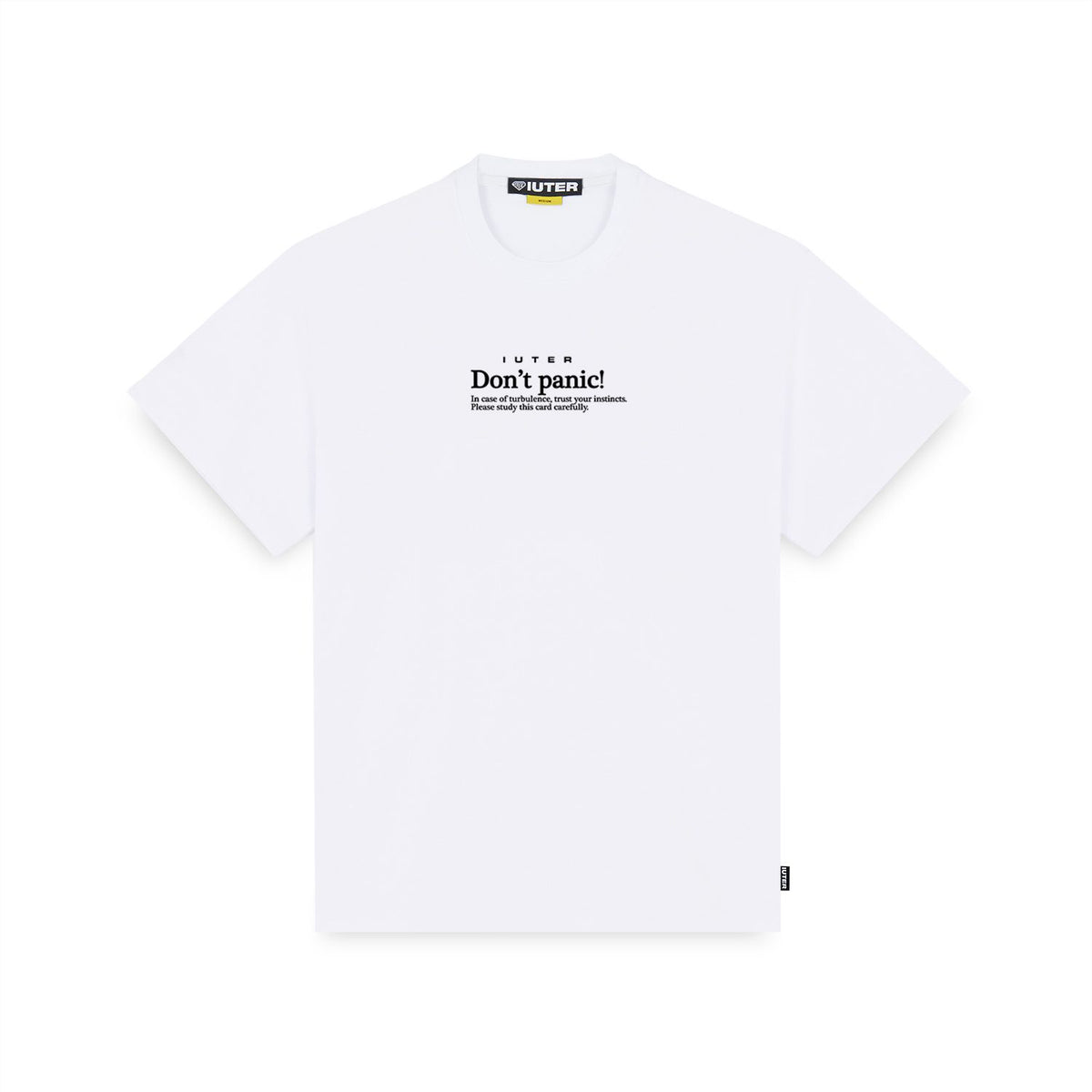 DON'T PANIC TEE WHITE