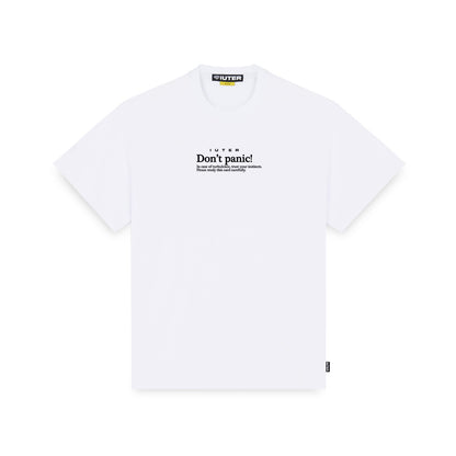 DON'T PANIC TEE WHITE