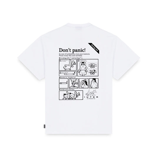 DON'T PANIC TEE WHITE