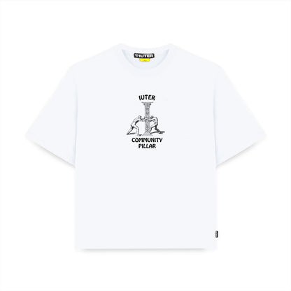 PILLAR TEE WHITE
