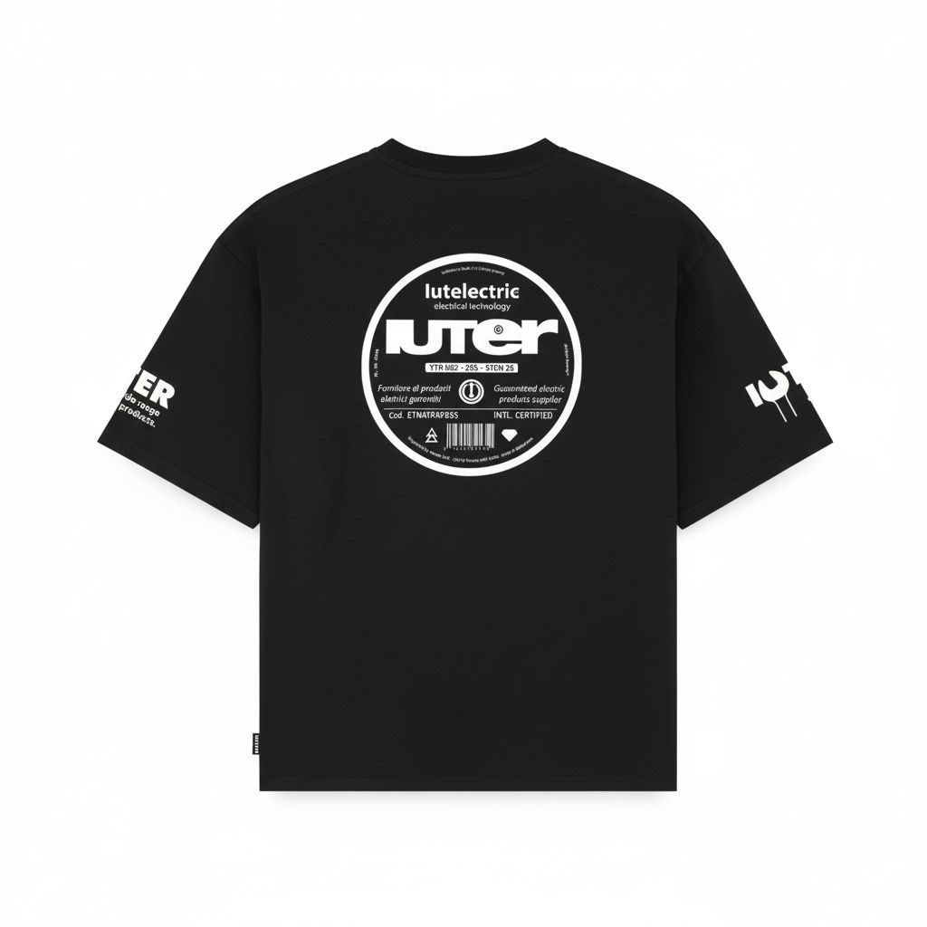 SHORTED TEE BLACK