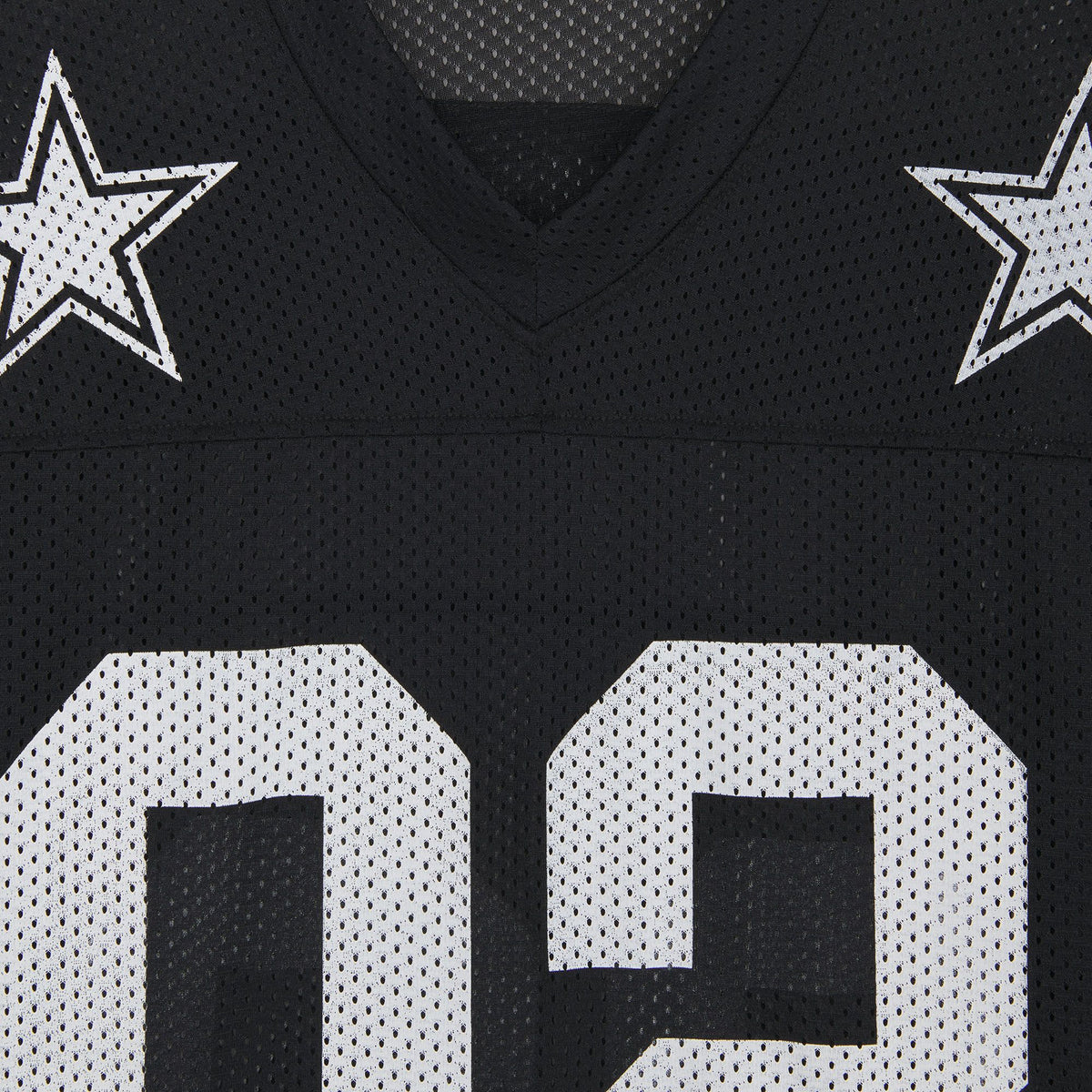 STARS MESH FOOTBALL JERSEY BLACK