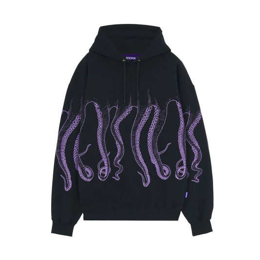 OCTOPUS OUTLINE HOODIE BLACK