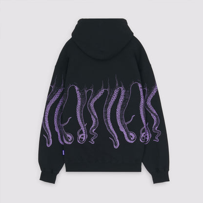 OCTOPUS OUTLINE HOODIE BLACK