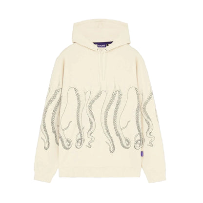 OCTOPUS OUTLINE HOODIE IVORY