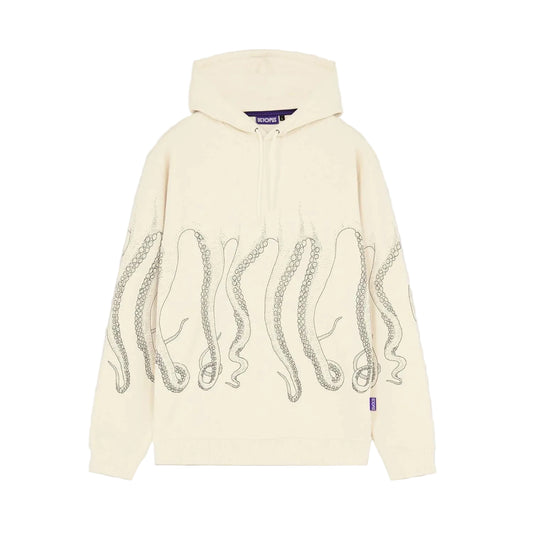 OCTOPUS OUTLINE HOODIE IVORY