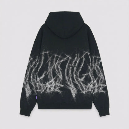 OCTOPUS FUTURISM HOODIE BLACK