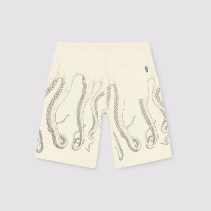 OCTOPUS OUTLINE SWEATSHORTS IVORY