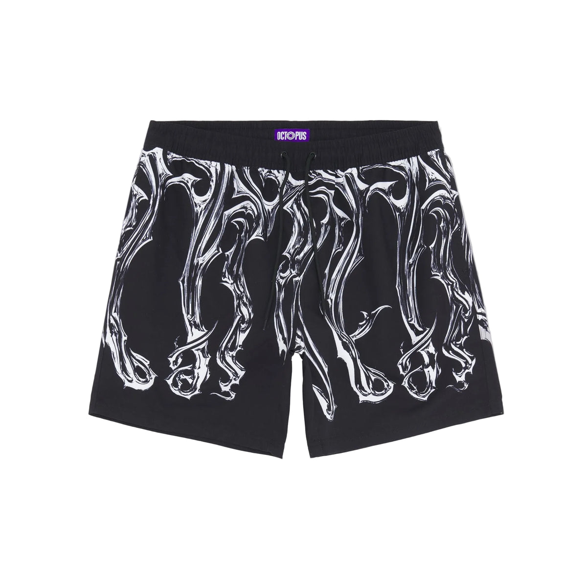 OCTOPUS TRIBAL BLADE SWIMTRUNK BY LUCA DEVINU BLACK