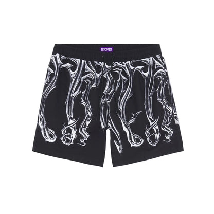 OCTOPUS TRIBAL BLADE SWIMTRUNK BY LUCA DEVINU BLACK