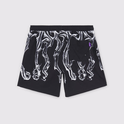 OCTOPUS TRIBAL BLADE SWIMTRUNK BY LUCA DEVINU BLACK