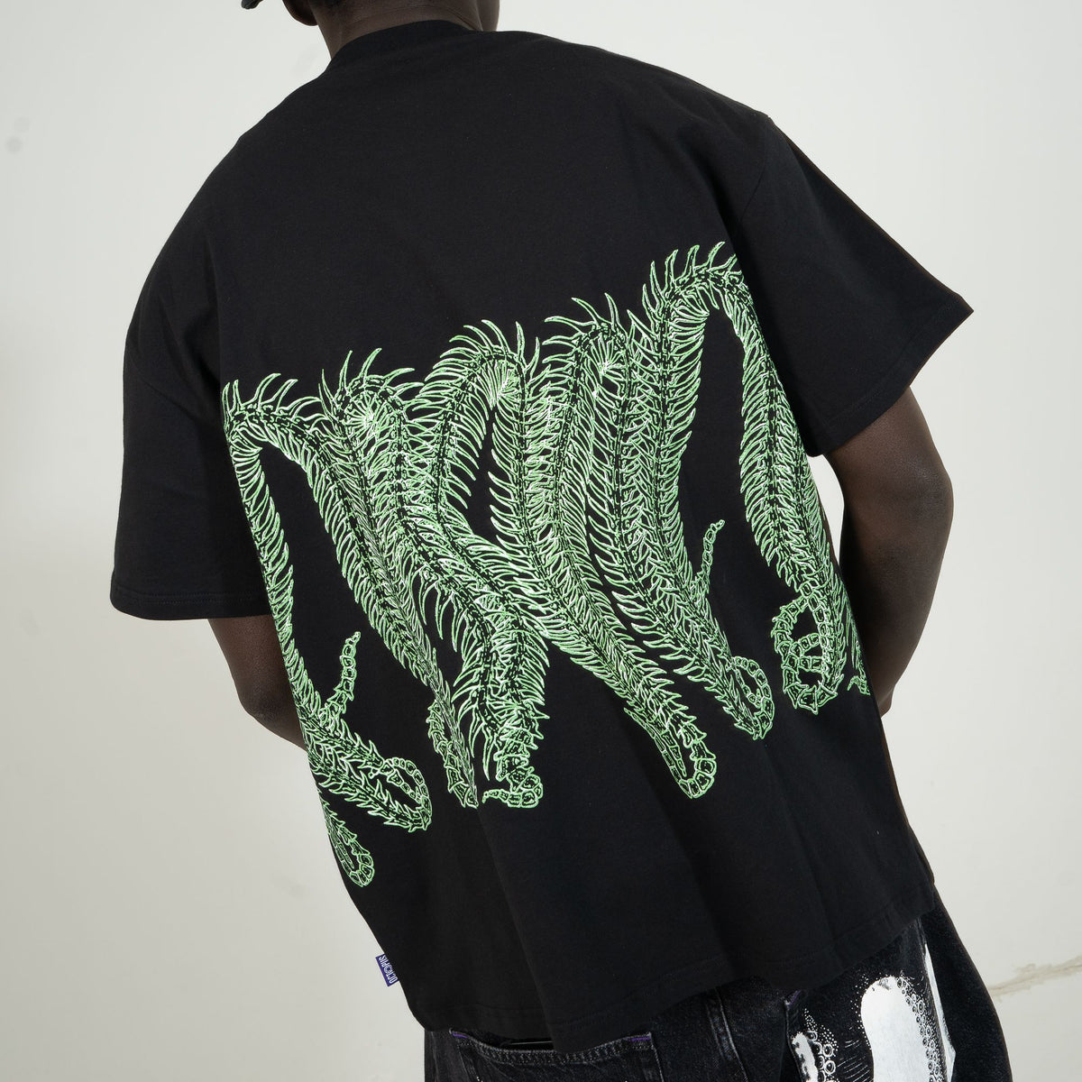 YEAR OF THE SNAKE OCTOPUS TEE BLACK