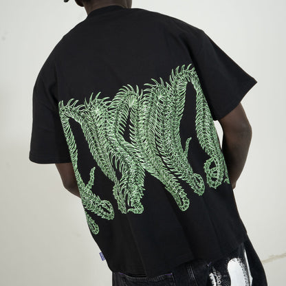 YEAR OF THE SNAKE OCTOPUS TEE BLACK