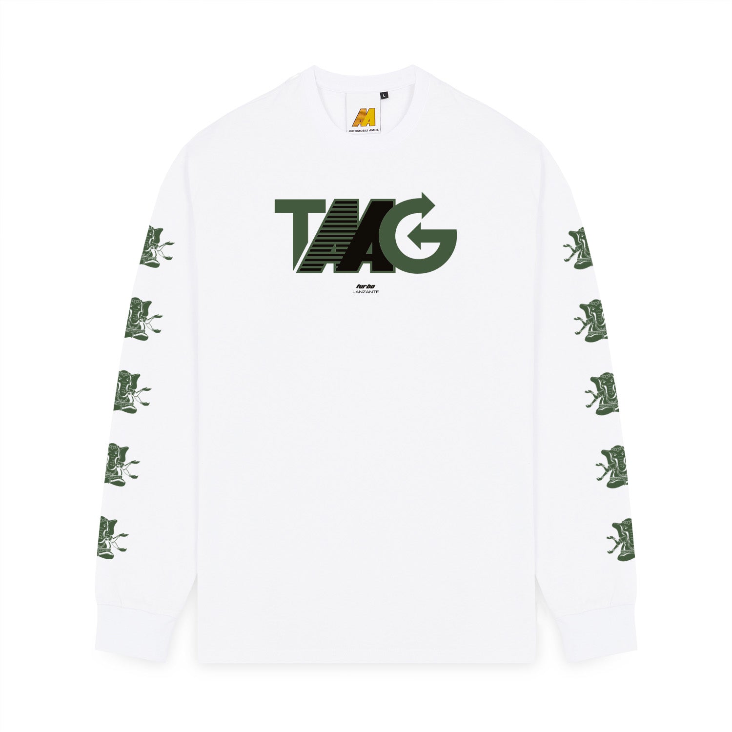 LANZANTE LONG SLEEVE WHITE AUTOMOBILI AMOS €36.0