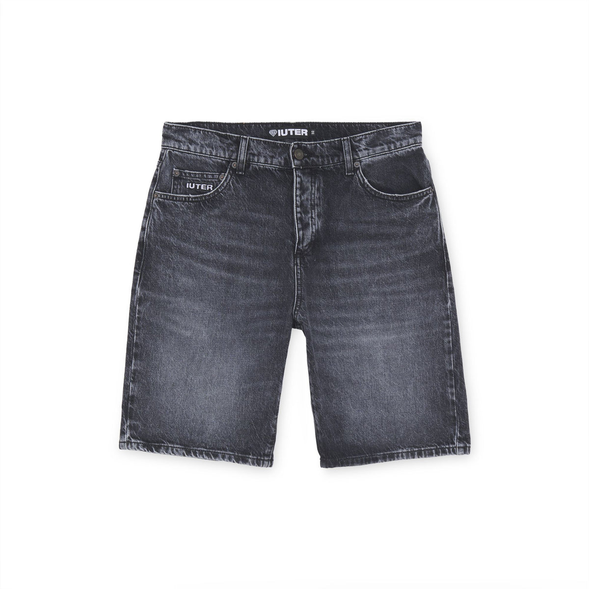 REGULAR DENIM SHORTS BLACKTR