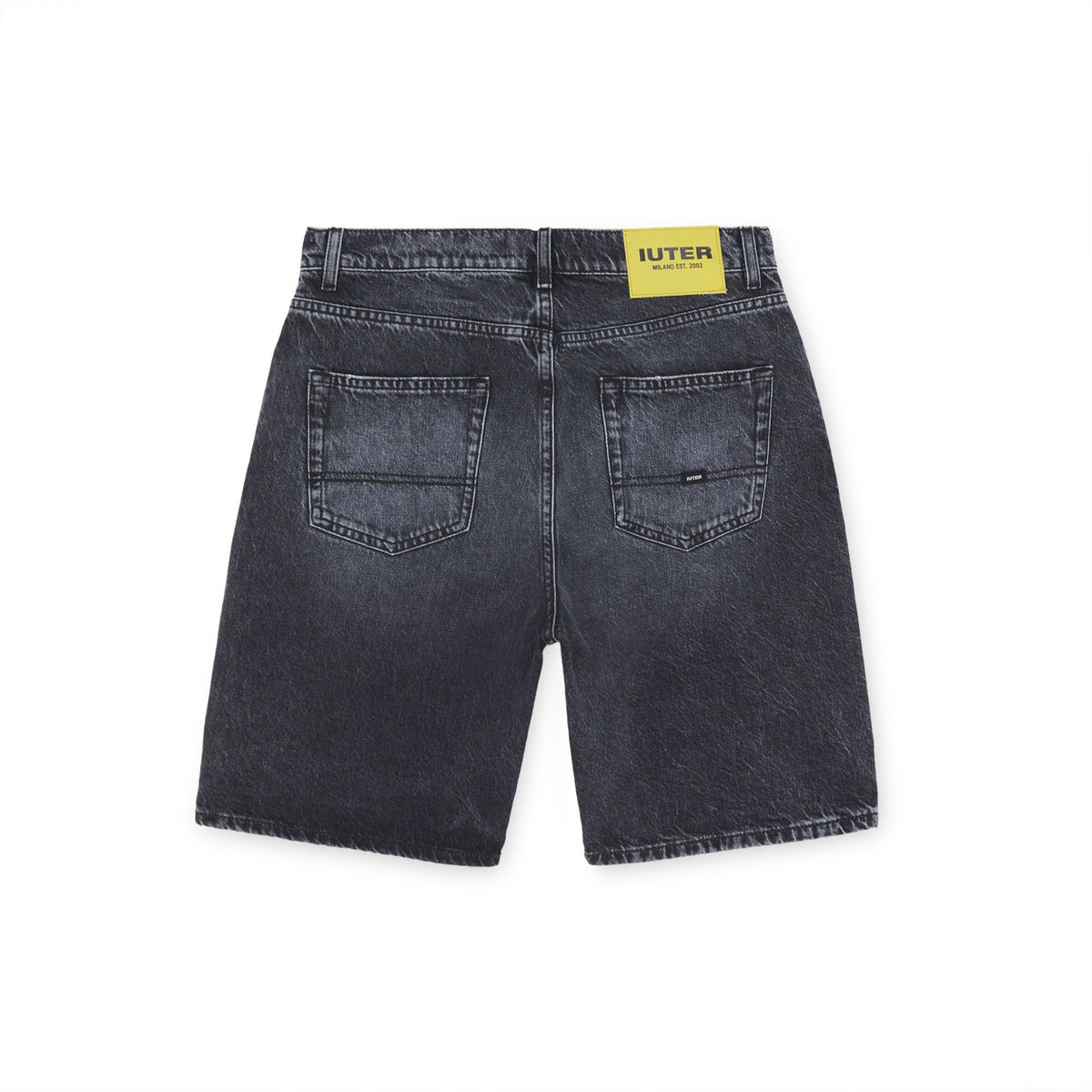 REGULAR DENIM SHORTS BLACKTR