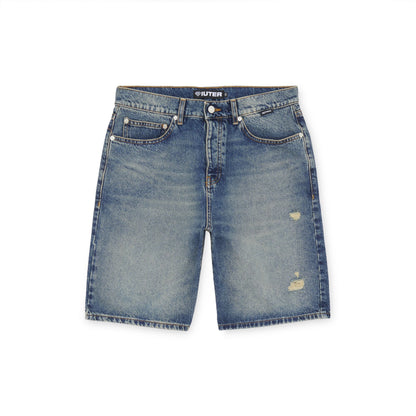 LOOSE DENIM SHORTS BLUEDST