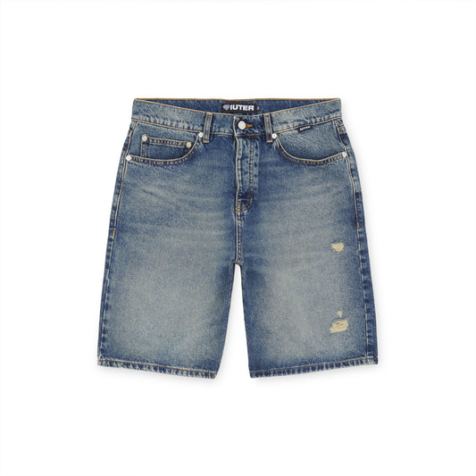 LOOSE DENIM SHORTS BLUEDST