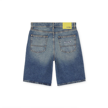 LOOSE DENIM SHORTS BLUEDST