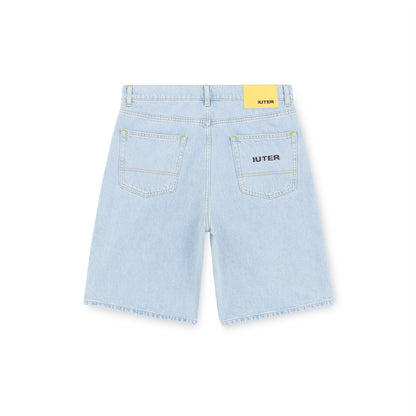 LOOSE DENIM SHORTS LIGHTBLUE