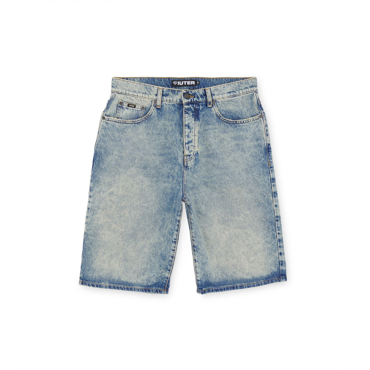 BAGGY DENIM SHORTS BLUEACIDTR