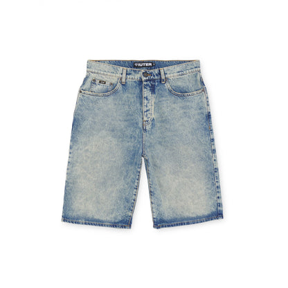 BAGGY DENIM SHORTS BLUEACIDTR