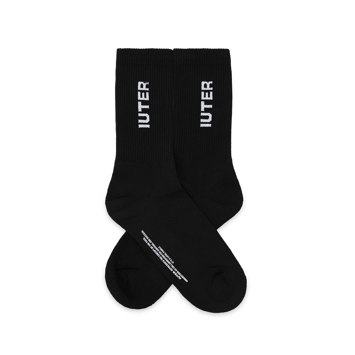 LOGO TENNIS SOCKS BLACK