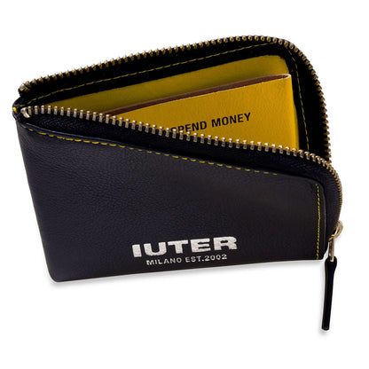 IUTER ZIP WALLET BLACK