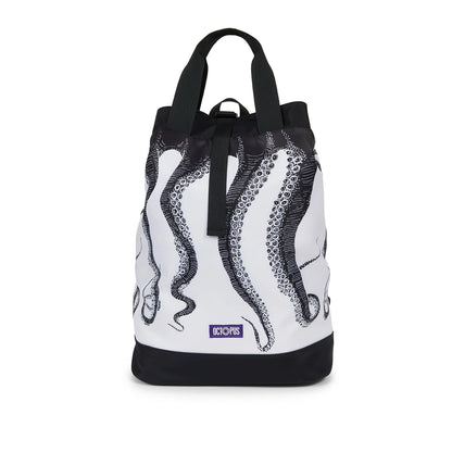 OCTOPUS BACKPACK BLACK WHITE