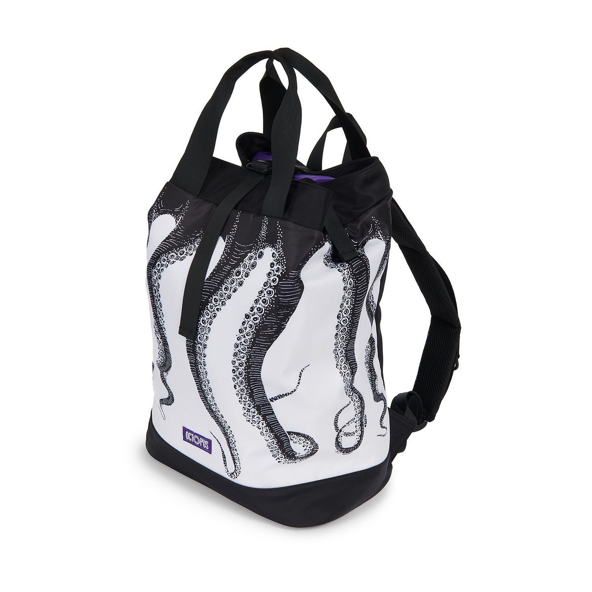 OCTOPUS BACKPACK BLACK WHITE