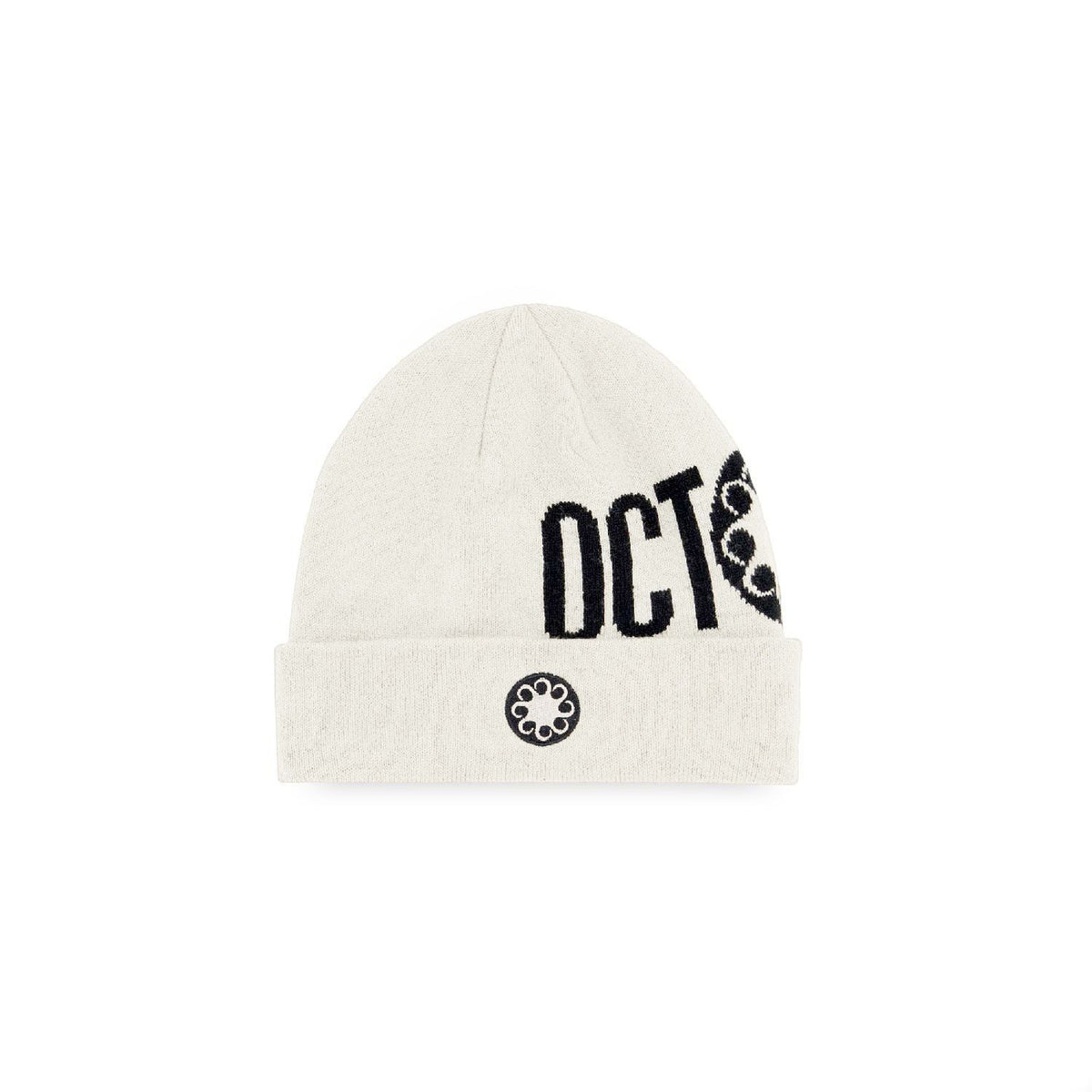OCTOPUS LOGO BEANIE BLACK WHITE
