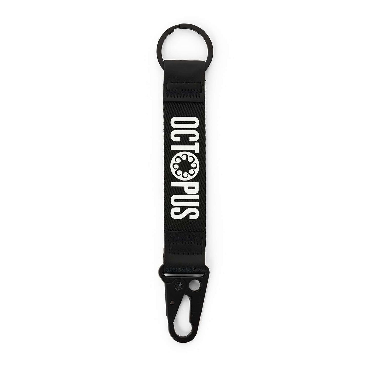 LOGO RIBBON KEYCHAIN WHITEBLACK OCTOPUS €5.0