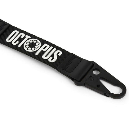 LOGO RIBBON KEYCHAIN WHITEBLACK OCTOPUS €5.0