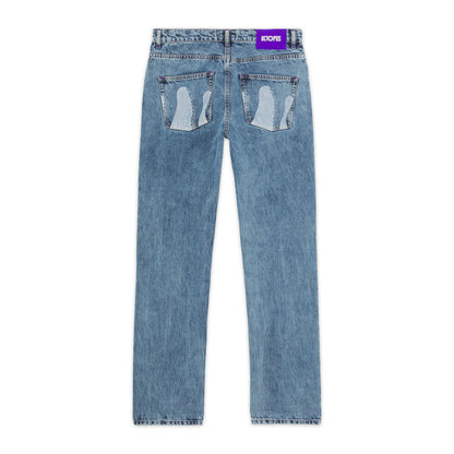 OCTOPUS POCKET REG DENIM BLUE BLEACH