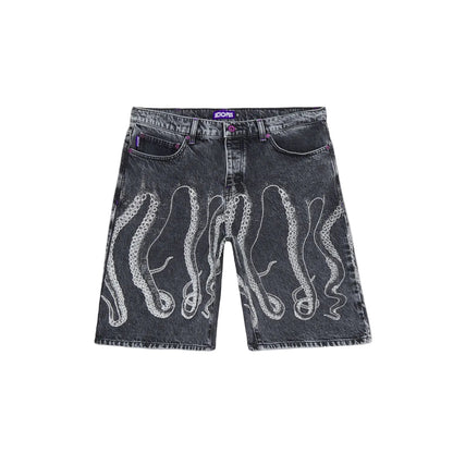 OCTOPUS OUTLINE LOOSE SHORTS DARKGREY