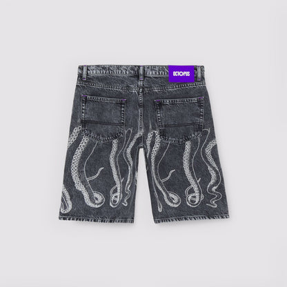 OCTOPUS OUTLINE LOOSE SHORTS DARKGREY
