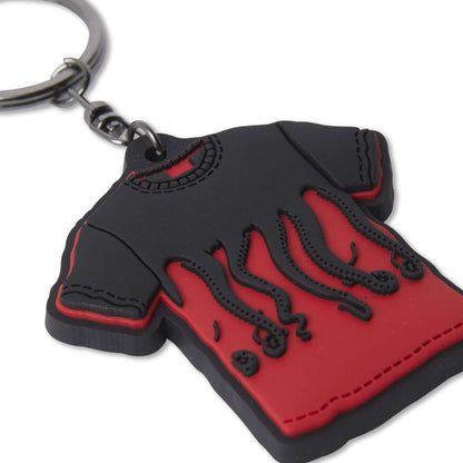 OCTOPUS TEE ORIGINAL SOFT KEYCHAIN REDBLACK OCTOPUS €5.0