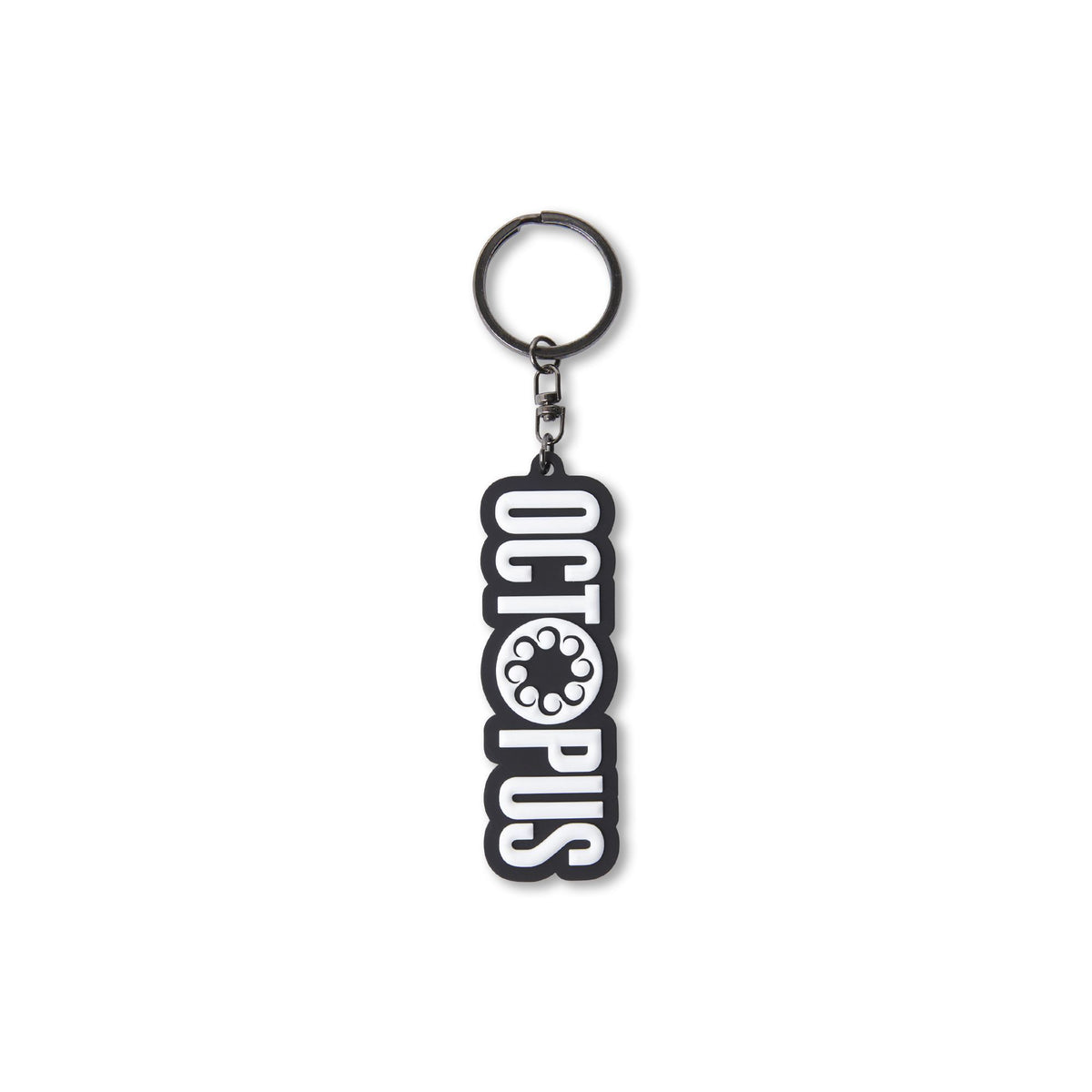 OCTOPUS LOGO KEYCHAIN WHITEBLACK