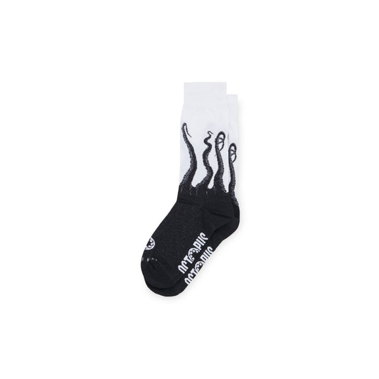 OCTOPUS REVERSE ORIGINAL SOCKS BLACK WHITE
