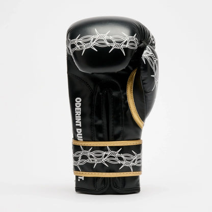 LEONE X IUTER BOXING GLOVES BARBEDWIRED BLACK