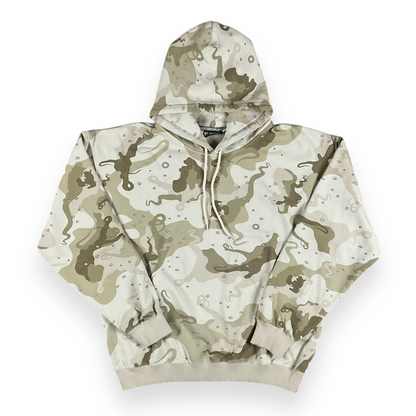 ALLOVER HOODIE REGULAR UNBRUSHED CAMO SAND