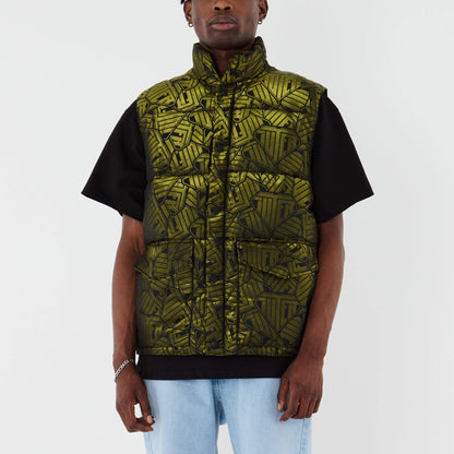 IUTER MULTILOGO PUFF VEST YELLOW IUTER €112.0
