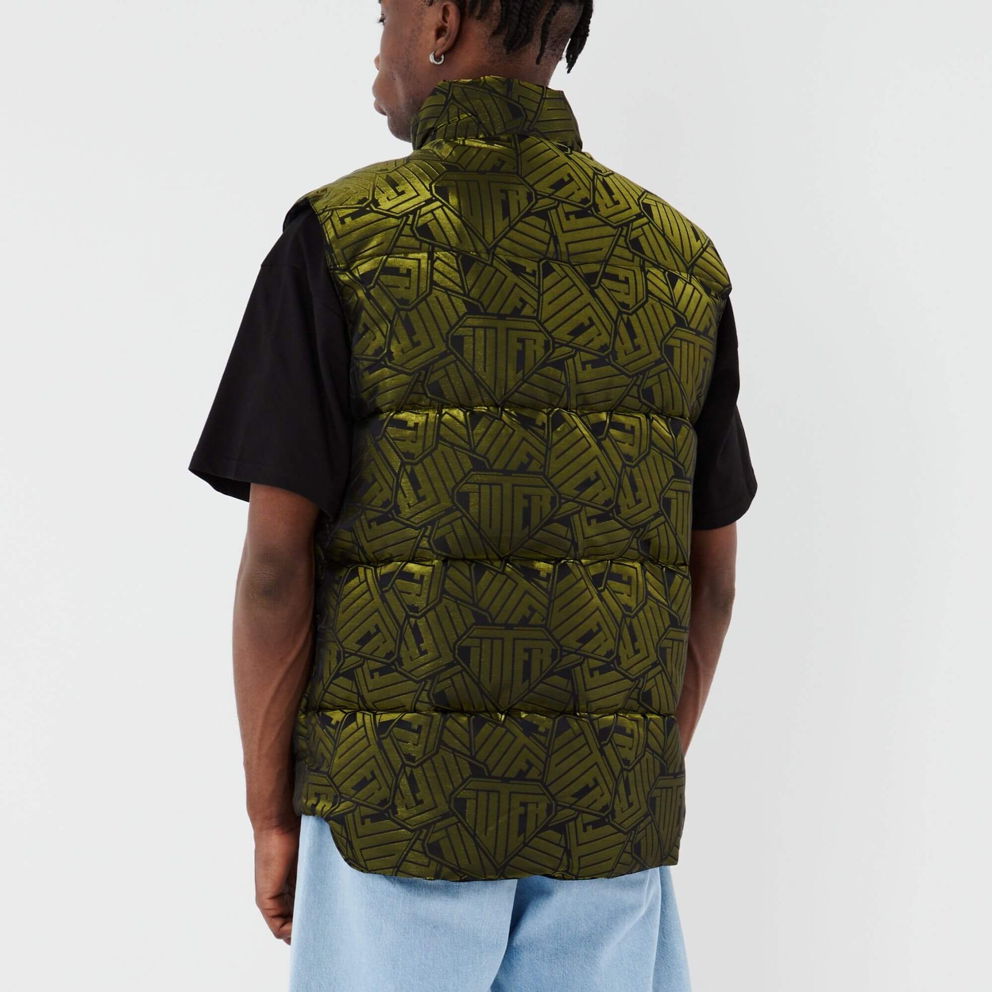 IUTER MULTILOGO PUFF VEST YELLOW IUTER €112.0
