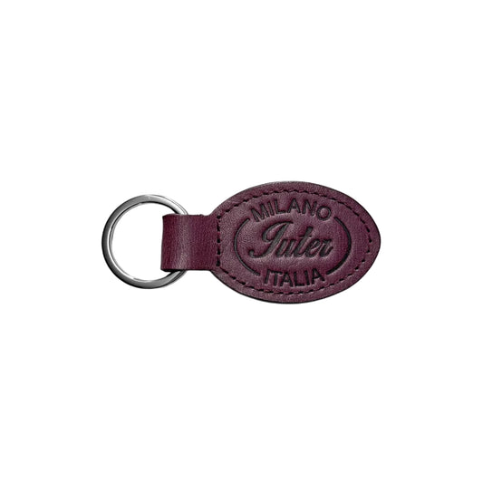 MILANO LEATHER KEYCHAIN PURPLE