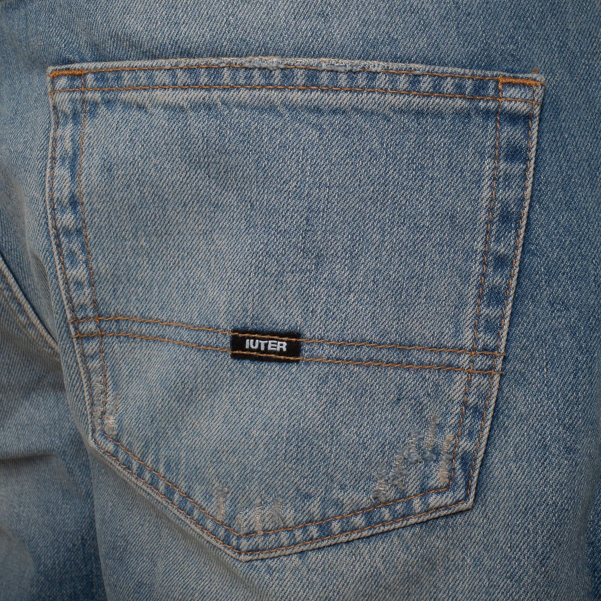 LOOSE DENIM SHORTS MEDIUMBLUE