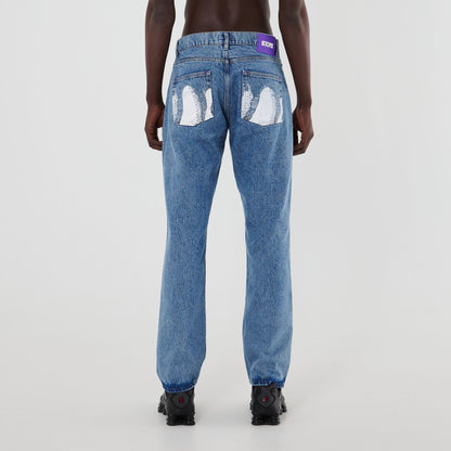 OCTOPUS POCKETS REG DENIM BLUE BLEAC