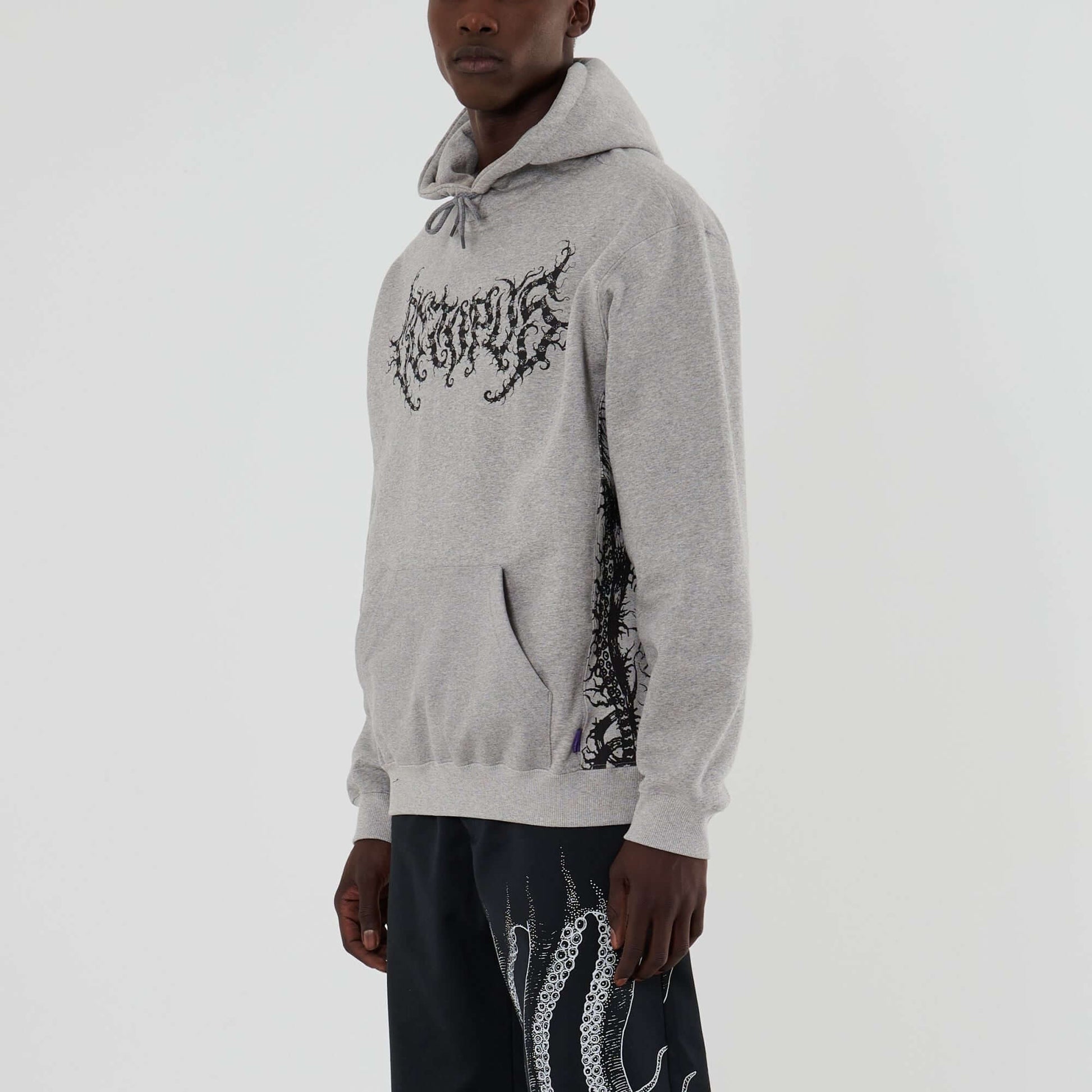 ROOTS LOGO HOODIE LIGHT GREY OCTOPUS €99.0