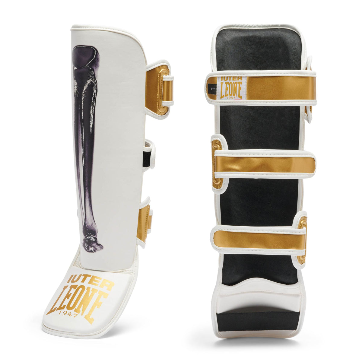 LEONE X IUTER SHINGUARDS  WHITE