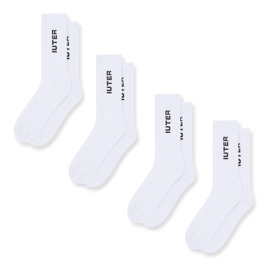 4PZ TENNIS SOCKS - PACK WHITE