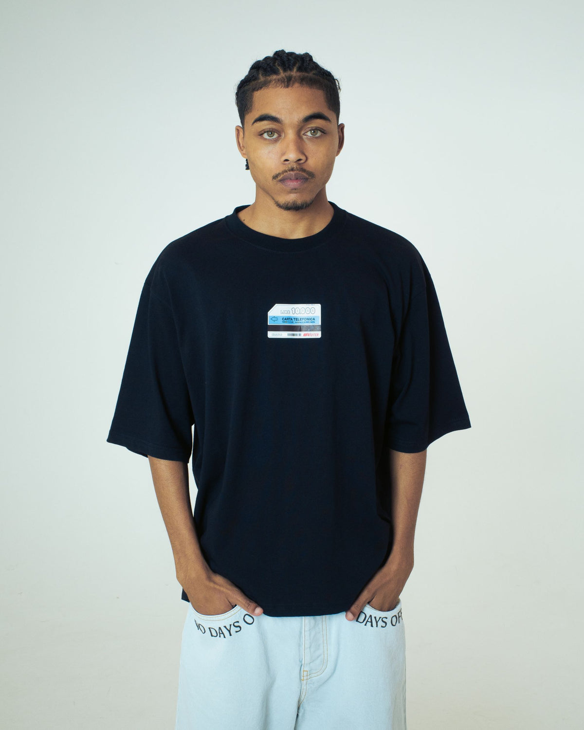 CALL ME TEE BLACK